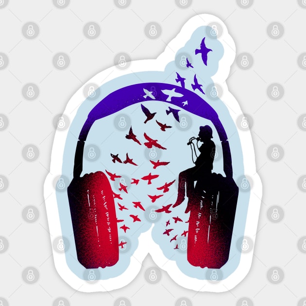 Headphone Music Singer Sticker by barmalisiRTB